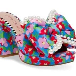 Betsey Johnson Maccie Floral Sandals 8.5